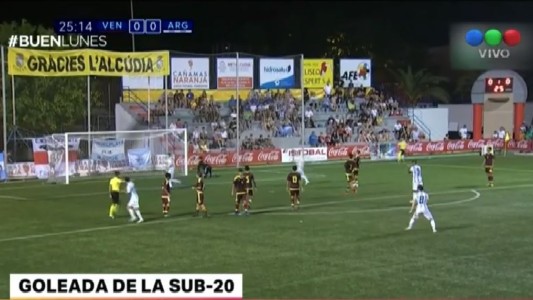 El Sub 20 debutó con goleada