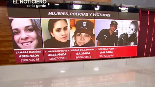 Mujeres, policías y víctimas