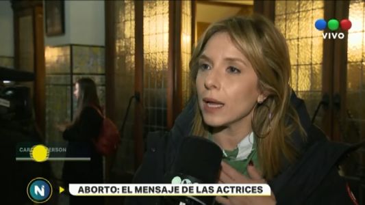 Actrices Argentinas a favor de la legalización del aborto, en la recta final
