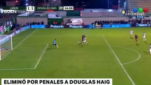 Lanús eliminó por penales a Douglas Haig