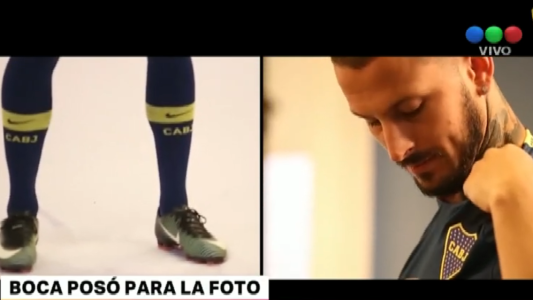 Boca posó para la foto oficial