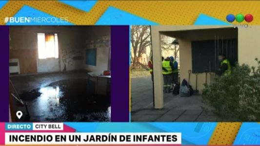 Se incendió un jardín de infantes en City Bell