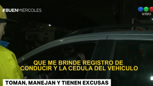 Toman, manejan y tienen insólitas excusas