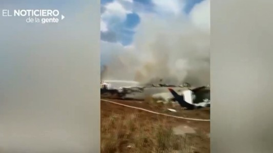 Milagro en México: se cayó un avión y sobrevivieron todos los pasajeros