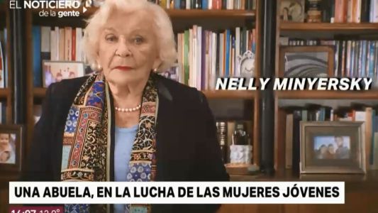 Aborto: una abuela en la lucha de las mujeres jóvenes
