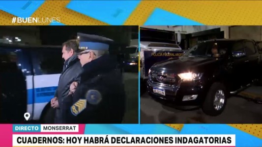 Los cuadernos de la corrupción: hoy habrá declaraciones indagatorias