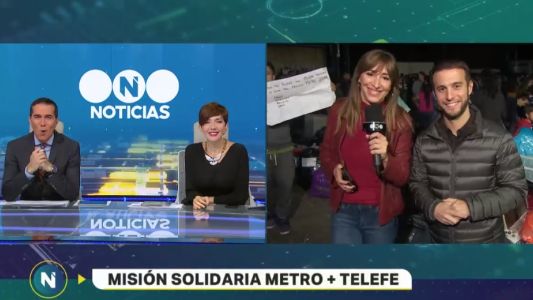 Misión Solidaria Metro + Telefe: salen camiones con donaciones