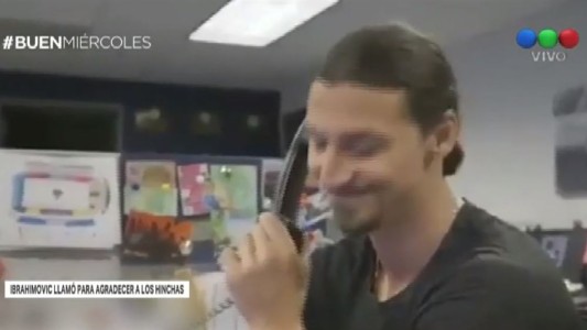 Ibrahimovic llamó a los hinchas para agradecer su apoyo