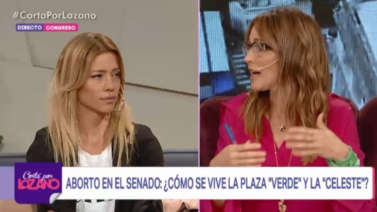 La grieta de los pañuelos, en la TV: el intenso debate entre Vero Lozano y Nicole Neumann