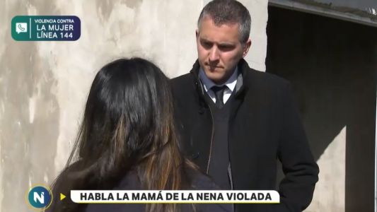 "Le decía que no gritara porque la iba a matar": habló la mamá de la nena violada