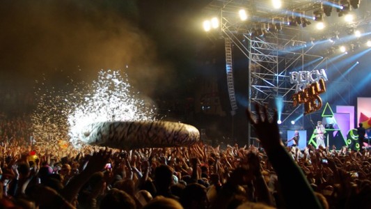 Brutal pelea: un joven le arrancó la nariz a otro en un festival de música