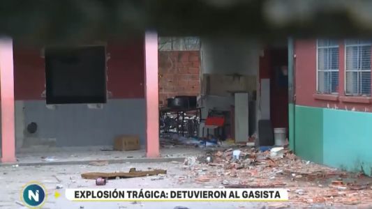 Explosión en escuela de Moreno: detuvieron al gasista