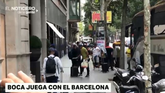 Boca ya está en Barcelona para el duelo por la copa Joan Gamper