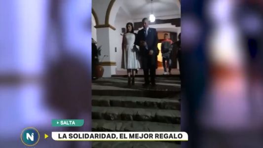 Como Messi y Antonela: se casaron y donaron sus regalos de boda a un merendero
