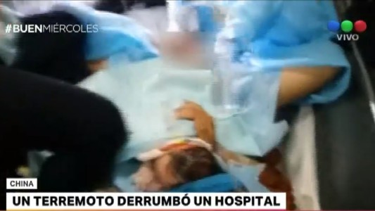 Rescatan a bebés de incubadoras durante un terremoto en China