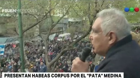 Presentan un habeas corpus por el "Pata" Medina