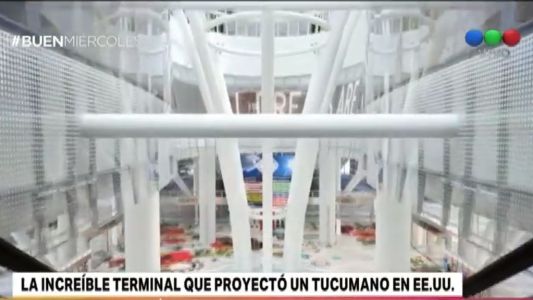 Un arquitecto tucumano proyectó una terminal de vanguardia en Estados Unidos