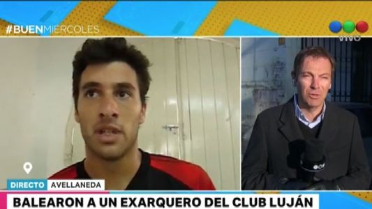 Balearon a ex arquero del Club Luján en intento de robo