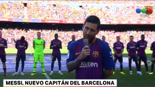 Messi, nuevo capitán del Barcelona