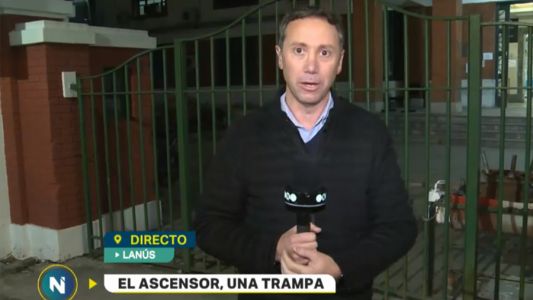 Un camillero y un paciente cayeron por el hueco de un ascensor en el Hospital Evita de Lanús