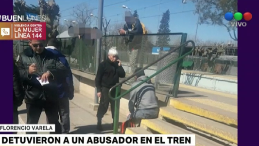 Detuvieron a un hombre en el tren, acusado de abusar de una chica de 14 años