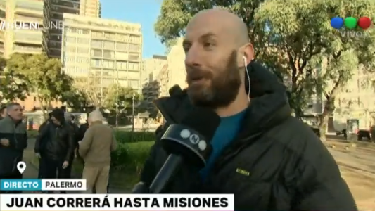 Juan correrá hasta Misiones para difundir el lenguaje de señas