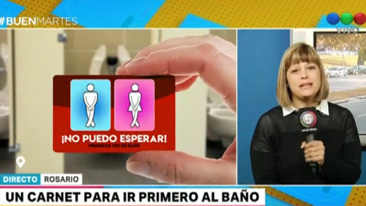 Proponen lanzar un carnet "no puedo esperar" para ir primero al baño