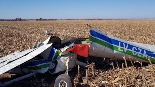 Se estrelló un avión en Córdoba: hay dos muertos