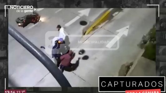 Robo "piraña" a un motociclista: cuatro detenidos