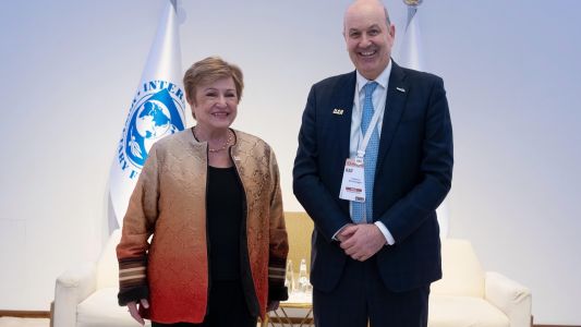 Sturzenegger se reunió con Georgieva en Arabia Saudita