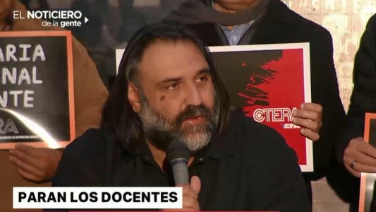 Paro docente: según Baradel, su gremio "no violó ninguna conciliación obligatoria"