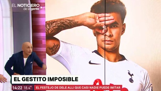 Todos se suman al "Dele Alli Challenge": el festejo más difícil