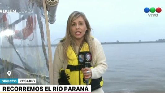Baja récord en el río Paraná