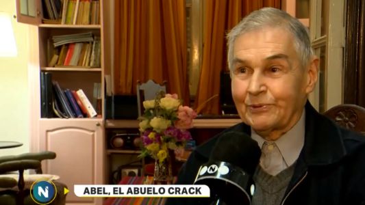 Abel, el abuelo crack: tiene 83 años y recibió de abogado