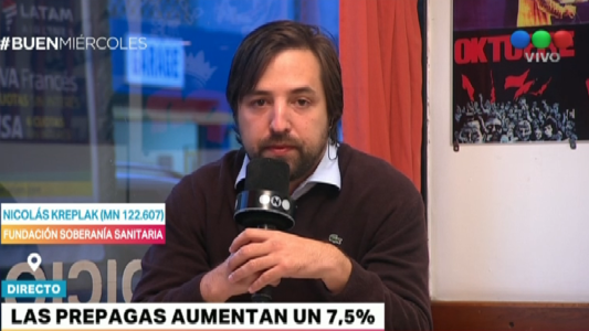 Las prepagas aumentan un 7,5%