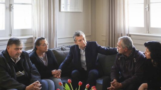 Macri, con las familias de las policías asesinadas
