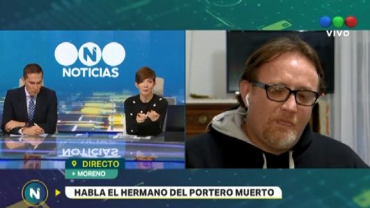 Hermano del portero: "si esto sucedía 15 minutos más tarde hoy estaríamos hablando de una tragedia mayor"