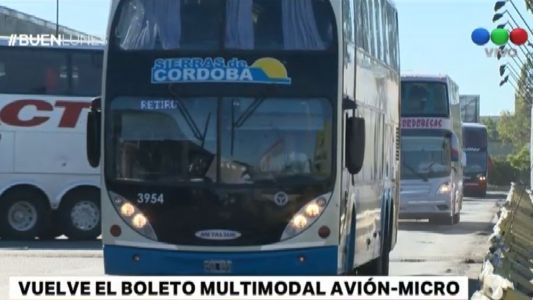 Vuelve el boleto multimodal avión-micro