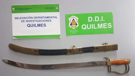 Recuperaron el sable del Almirante Brown, robado hace seis años
