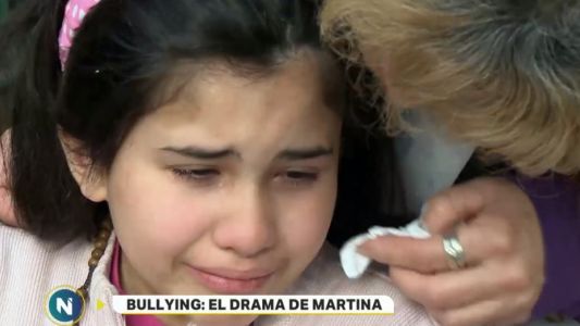 El inmenso dolor de Martina, víctima de bullying