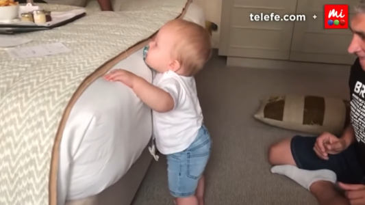 El momento más tierno: Mirko aprende a caminar