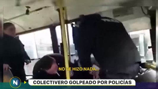 Un colectivero fue agredido por un policía
