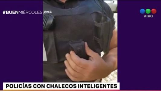 Chalecos inteligentes para la policía de Vicente López