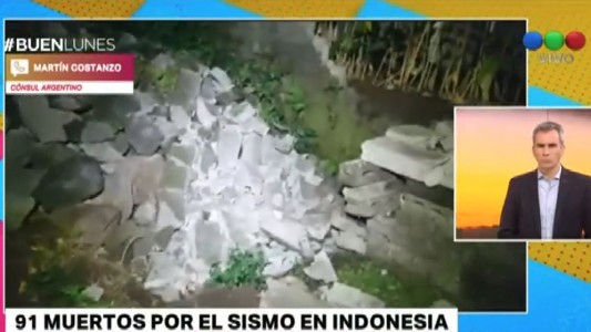 Terremoto en Indonesia: hay 91 muertos