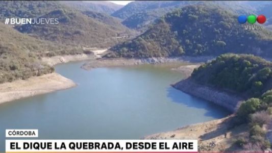 Crisis hídrica en Córdoba: preocupa el bajo nivel del Dique La Quebrada