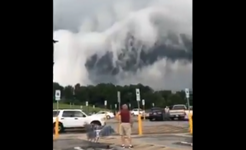 De no creer: cayó un "tsunami" de nubes en Estados Unidos