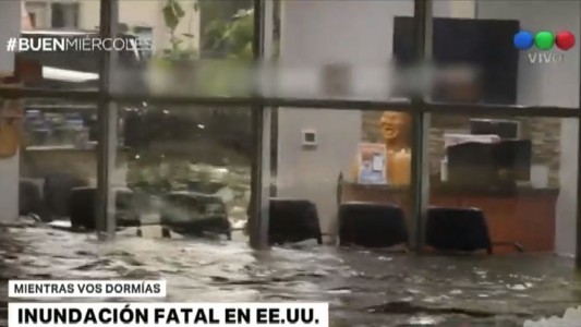 Recuperan el cuerpo de un hombre arrastrado por la inundación en Estados Unidos