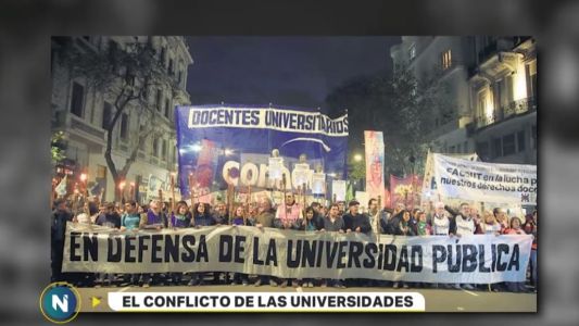Docentes universitarios paran toda la semana en rechazo de la suba salarial del 15 por ciento