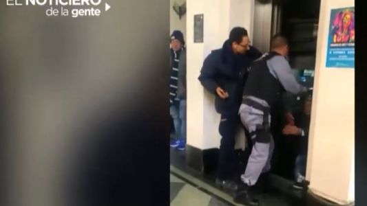 Los hermanos Lanatta y Schillaci, atrapados hasta en el ascensor