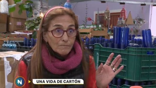 Juntaba cartones para sobrevivir y hoy le da trabajo a los que más necesitan